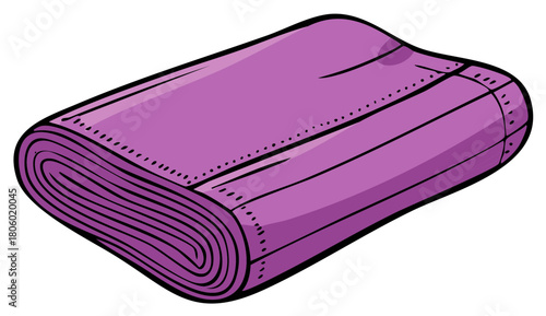 Vibrant Purple Fabric Roll Textile Material For Sewing Crafting Projects And Design