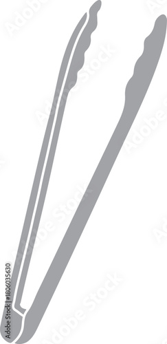 Stainless steel kitchen tongs