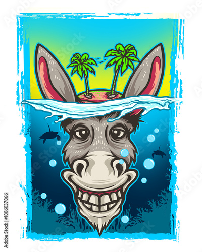 Tableau sur toile Modern Vector T-Shirt Design – Printable Graphic for Fashion, POD & Merchandise