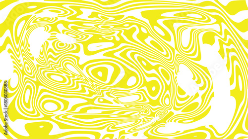 Vibrant yellow abstract swirls and patterns