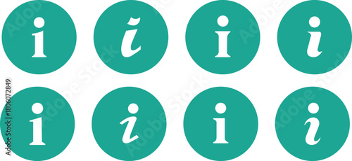 information icon set. info button. info symbol flat style. Information icon collection. Info icons Info Point Icon Black. Help Logo. Info simple set vector icon.