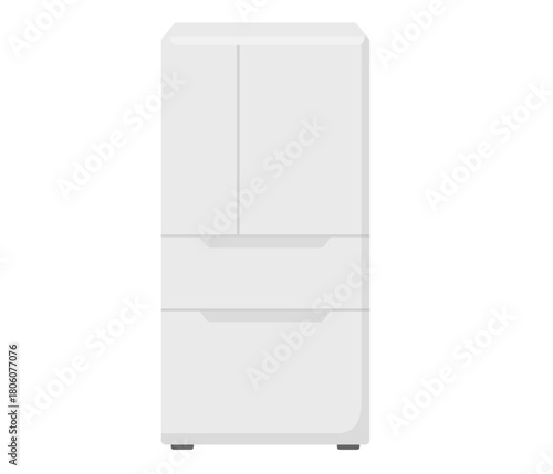 冷蔵庫,フラットイラスト