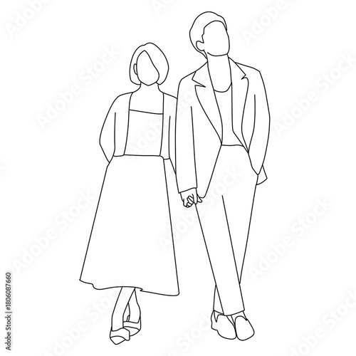 man and woman