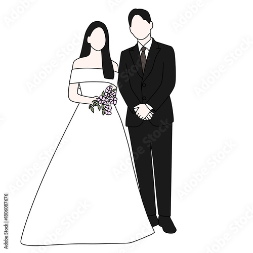 bride and groom
