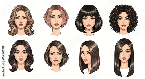 Diverse Hairstyles A Collection of Womens Haircuts and Styles.