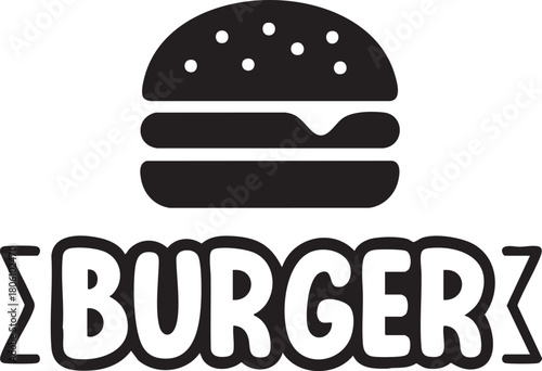 Burger logo icon design