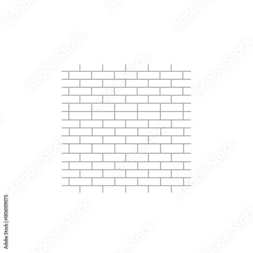 A seamless pattern of light gray brick wall texture for backgrounds and architectural design