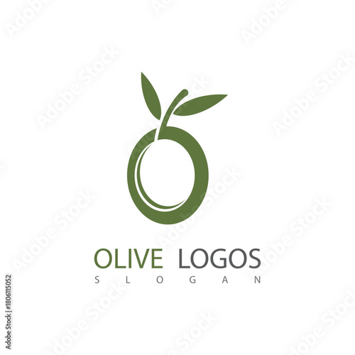Olive logo and symbol vector