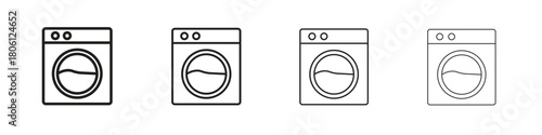 Laundry icon. Simple graphic element set