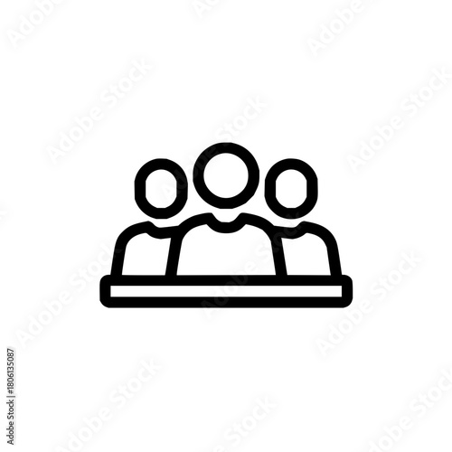 Group team people community partnership collaboration friends colleagues network social members icon vector