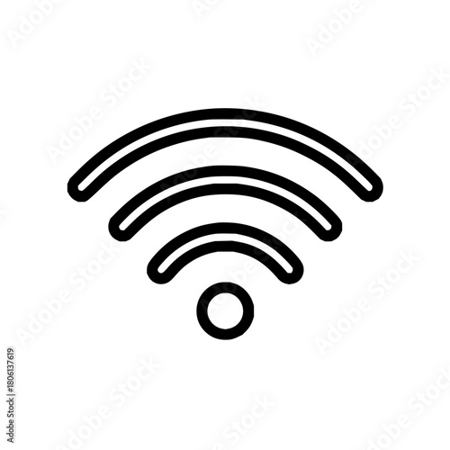 Wifi signal wireless connection internet network technology hotspot communication data transmission access point symbol