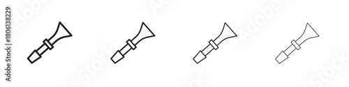 Vuvuzela icon. Simple graphic element set