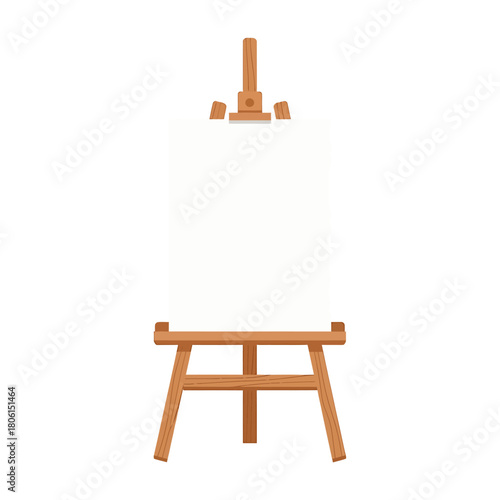 Wooden Easel Stand for Painting and Display Purposes.
