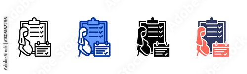 Birth Plan icon set multiple style collection
