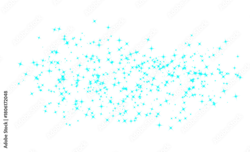 Obraz premium Cyan Stars Background Light Cyan Star Cluster png