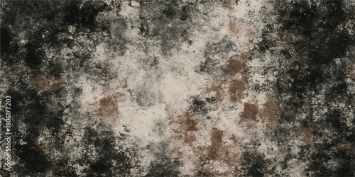 Old grunge wall background texture, a rough vintage concrete surface pattern