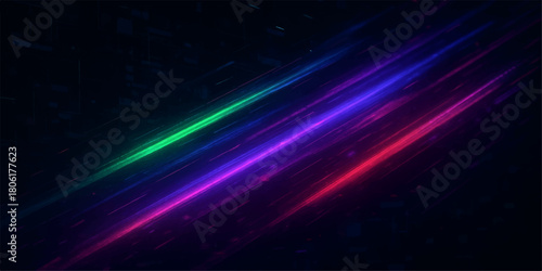 Abstract blue star light background with glowing energy and motion in a dark sky space galaxy design