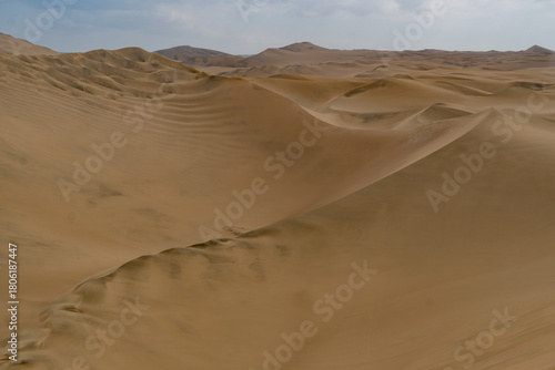 sand dunes in the sahara desert morocco