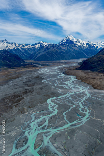 Mt. Cook Nationalpark from above