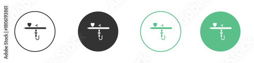 Airbrush icon for web design, templates, infographics and more