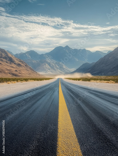 Outdoor natural scenery road car advertisement background image