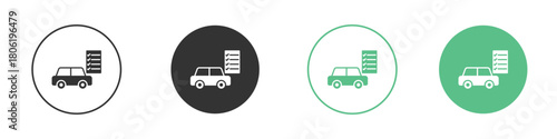 Car repair check list icon for web design, templates, infographics and more