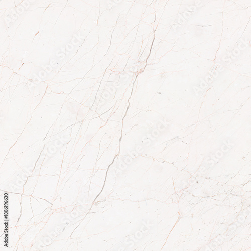 Tapeta White Marble Stone Texture with Light Pink Veins