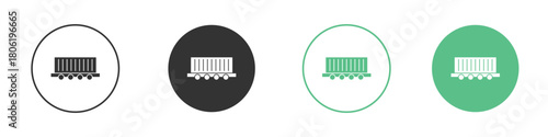 Cargo wagon icon for web design, templates, infographics and more