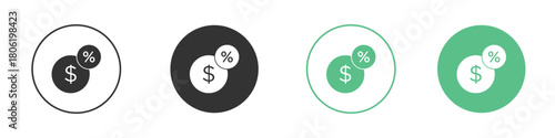 Commission icon for web design, templates, infographics and more