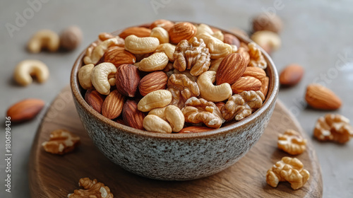 Close-up of Mixed Nuts Snacks