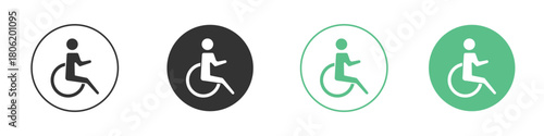 Disabled icon for web design, templates, infographics and more