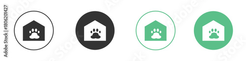 Dog Shelter icon for web design, templates, infographics and more