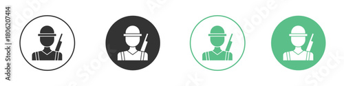 Hunter icon for web design, templates, infographics and more