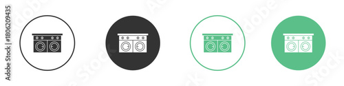 Laundry zone icon for web design, templates, infographics and more