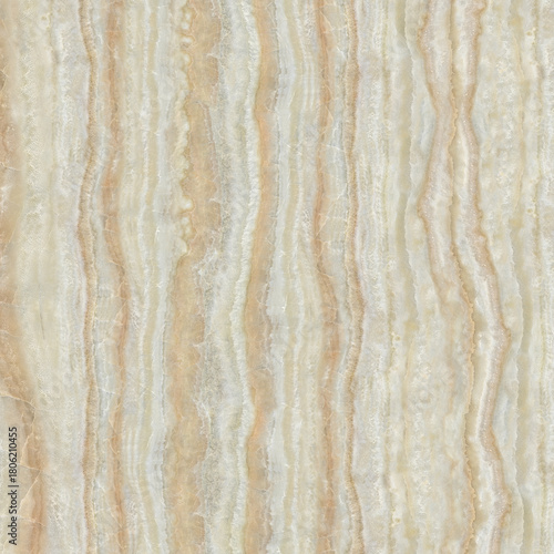 Fotografija Light Beige Onyx Stone Texture with Vertical Wavy Veins