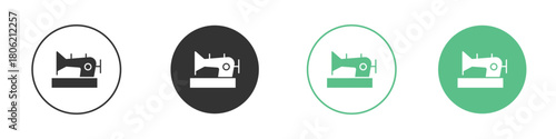 Old sewing machine icon for web design, templates, infographics and more