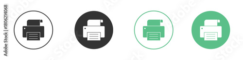 Printer icon for web design, templates, infographics and more