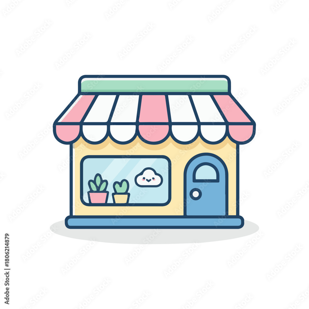 Obraz premium Storefront Icon Vector