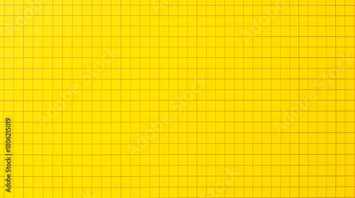 Yellow grid mesh texture isolated. Graph paper and coordinate paper texture.