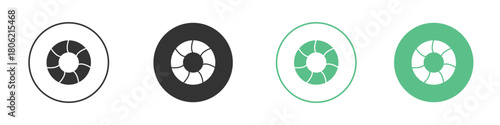 Rubber ring icon for web design, templates, infographics and more