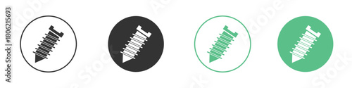 Screw icon for web design, templates, infographics and more