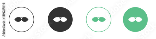 Sun glasses icon for web design, templates, infographics and more