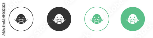 Walrus icon for web design, templates, infographics and more