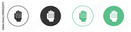 Wired gloves icon for web design, templates, infographics and more