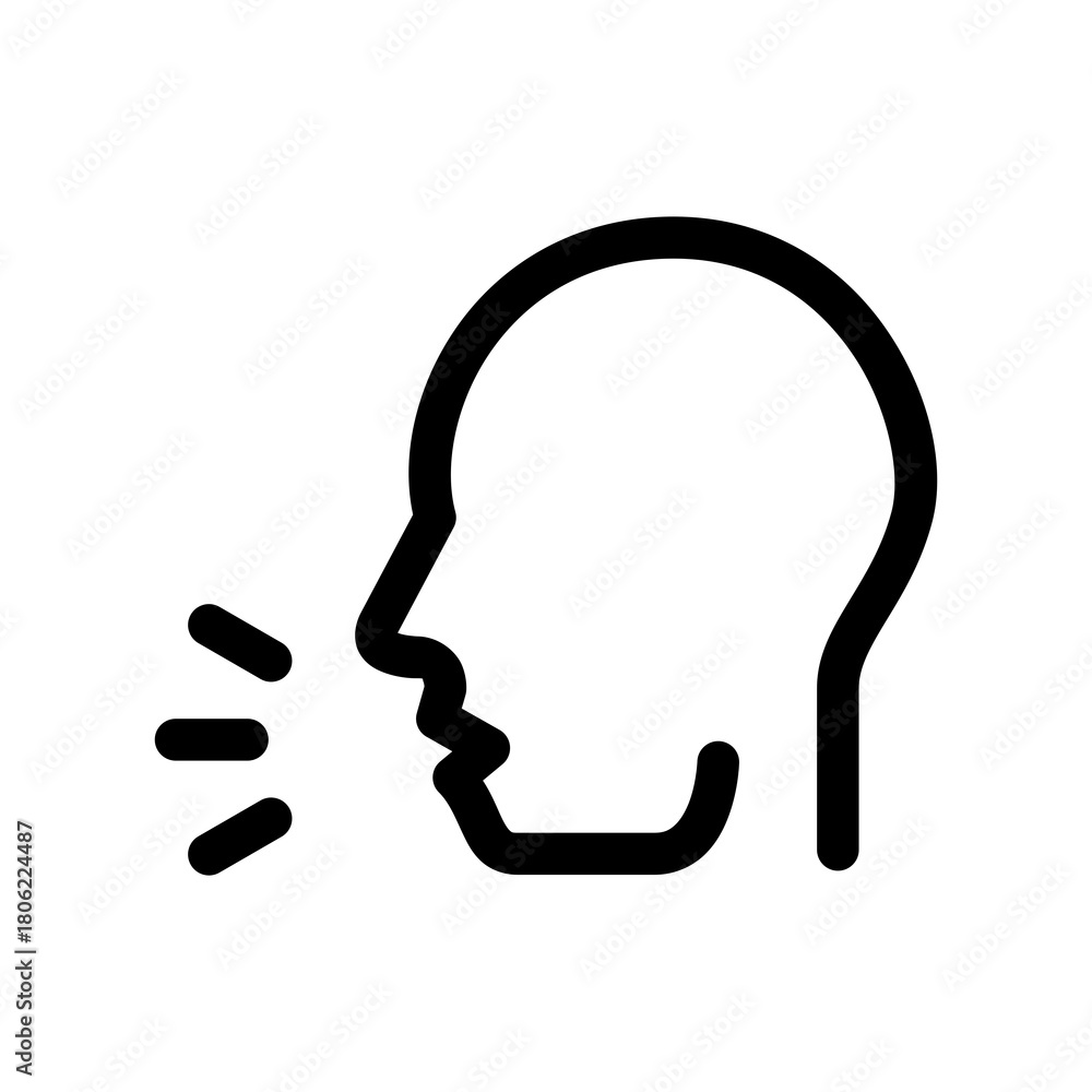 Obraz premium Speak Icon Leadership Vector Transparent Background