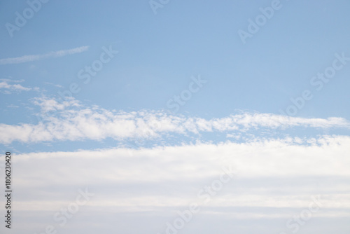 Clouds come in various shapes.