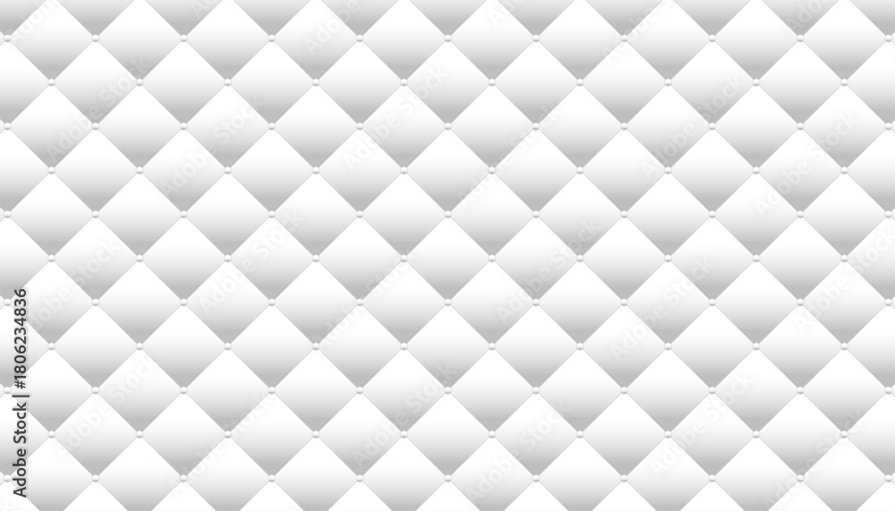 Obraz premium White geometric diamond square pattern texture background