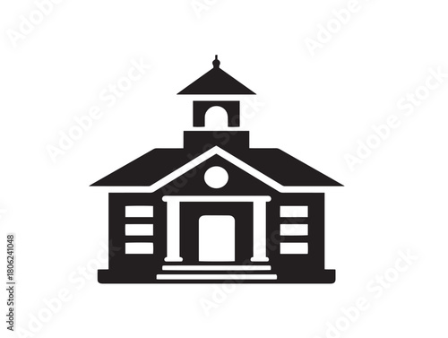 Beautiful College Icon Showing Elegant Academic Excellence  