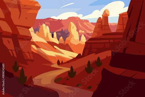 the beauty of grand canyon in northwest corner of Arizona, United States