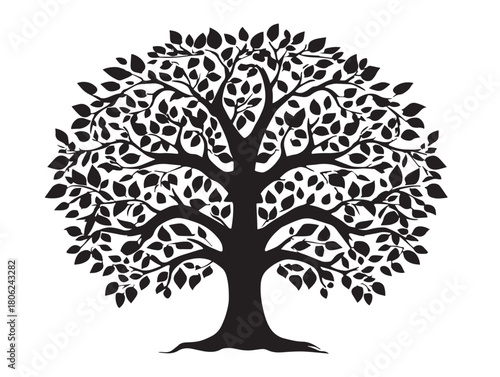 Gorgeous Family Tree Icon Depicting Beautiful Generational Heritage Concept  